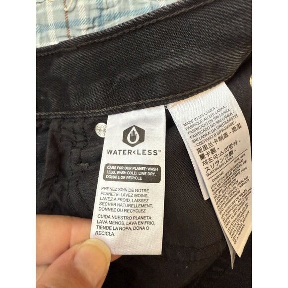 Levi's '94 Baggy Denim Jeans Black Stone Wash Size 29 Length 31 - Picture 9 of 10